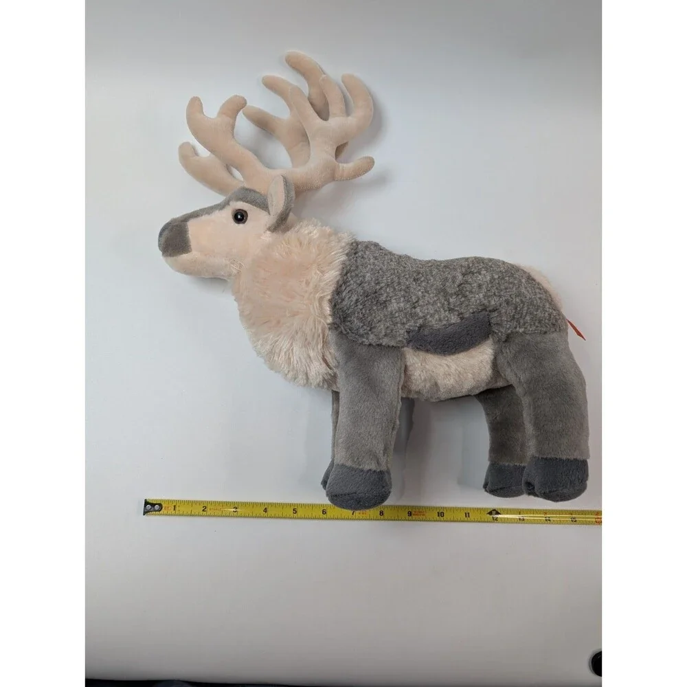Wild Republic Realistic Reindeer Plush w/Antlers Standing 14